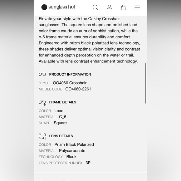 Oakley Crosshair sunglasses - Picture 5 of 11